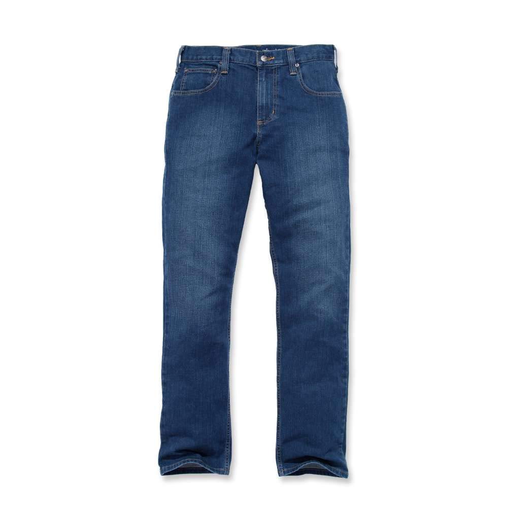 Carhartt mens Rugged Flex Relaxed Fit 5-pocket Jeans, Coldwater, 33W x 32L US