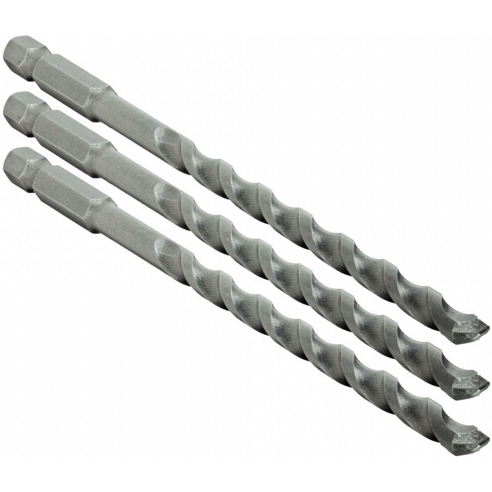 DEWALT DWA5103 Impact Ready Masonry Bit Set, 3 Piece