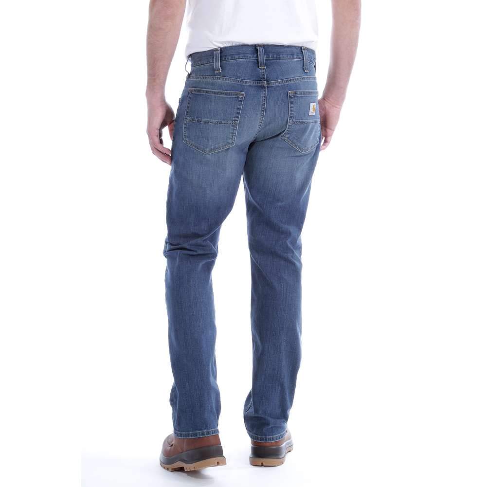 Carhartt mens Rugged Flex Relaxed Fit 5-pocket Jeans, Coldwater, 33W x 32L US