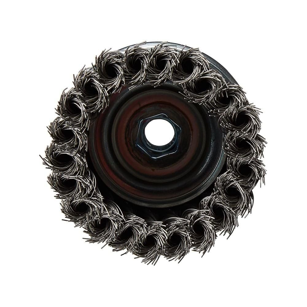 DEWALT Wire Cup Brush, Knotted, 4-Inch (DW4916)