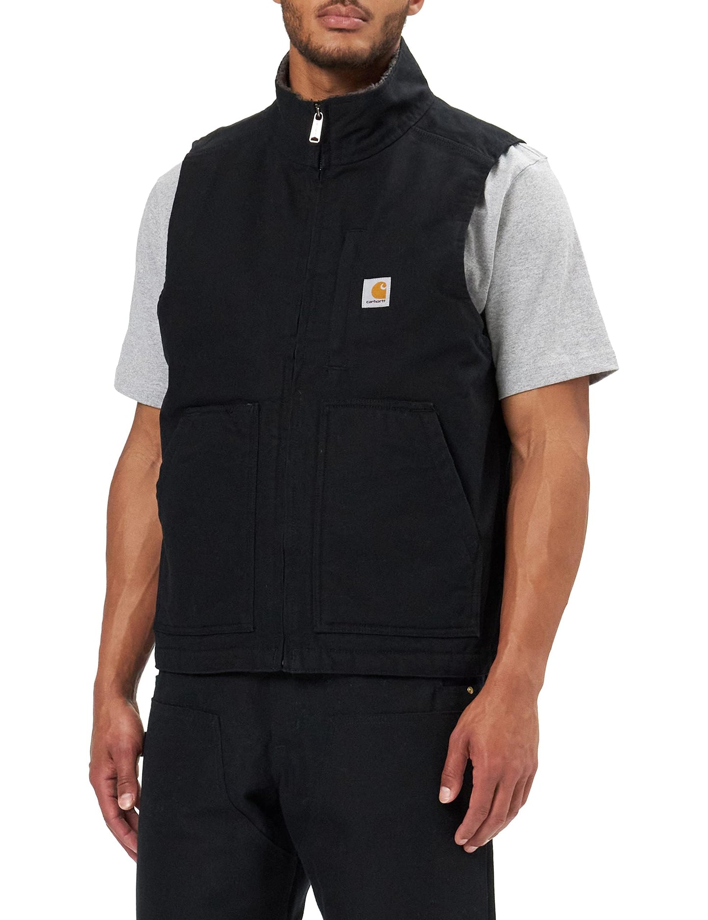 Carhartt Men's Sherpa Lined Mock-Neck Vest