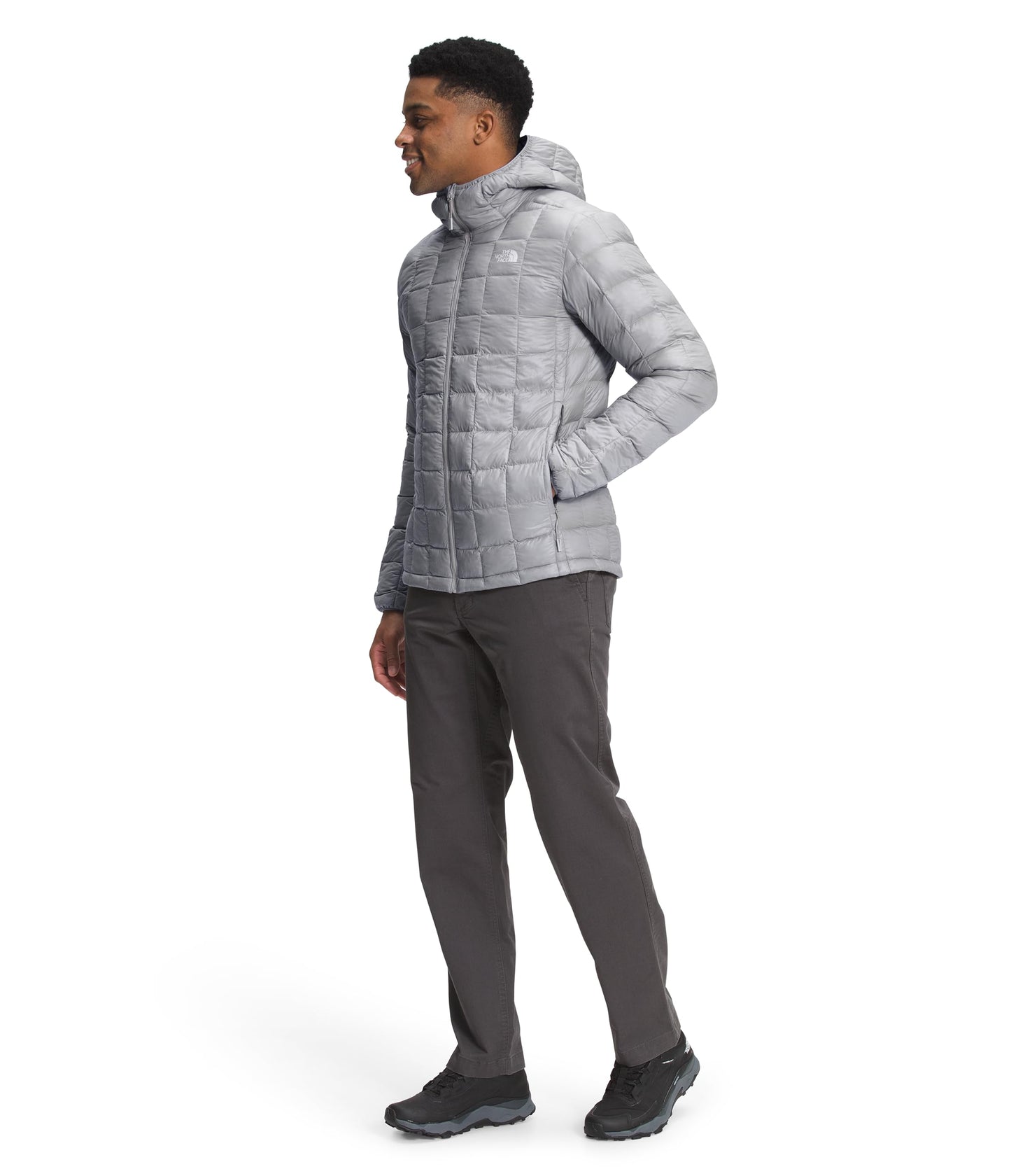 THE NORTH FACE Mens ThermoBall Eco Hoodie 2.0, M, Meld Grey