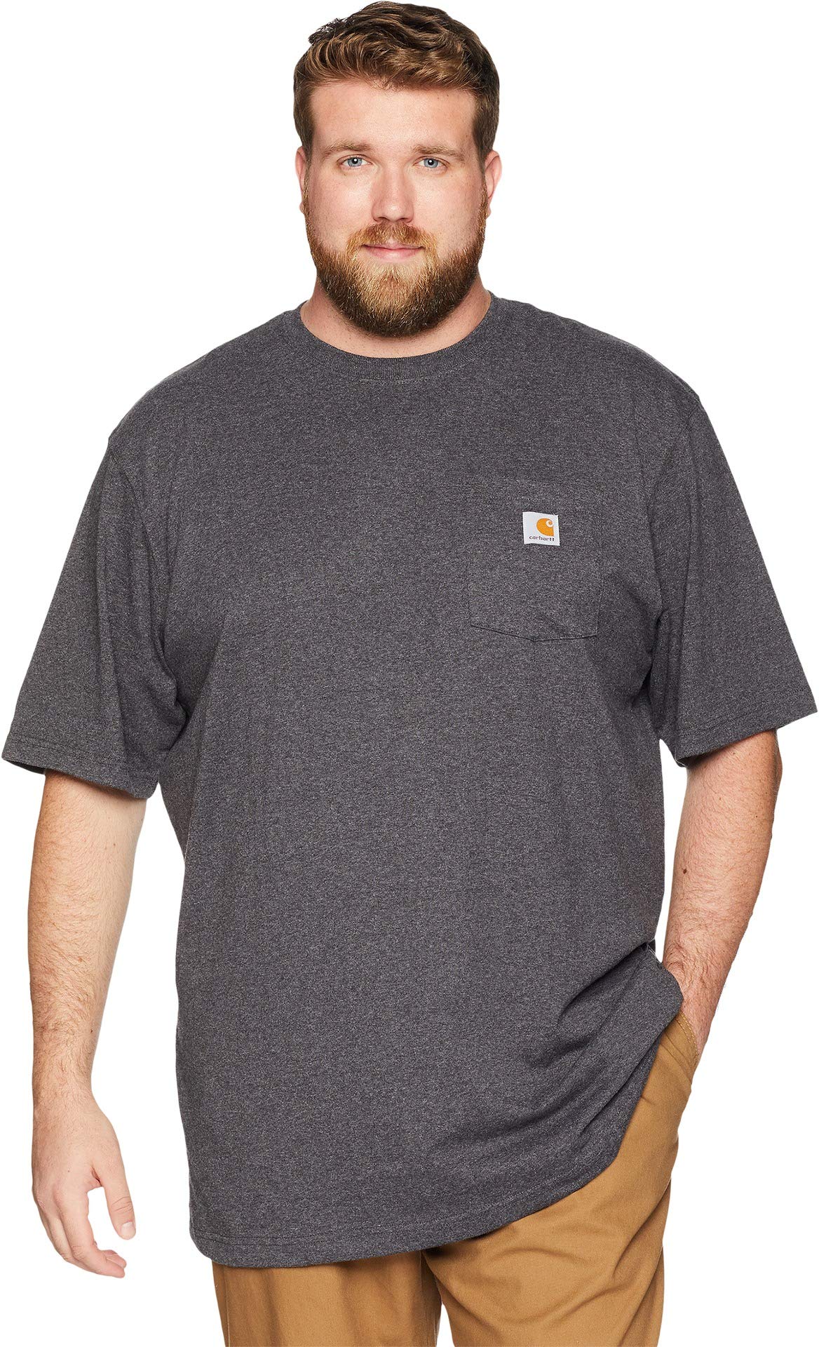 Carhartt Men's Loose Fit Heavyweight Short-Sleeve Pocket T-Shirt ( Tall )