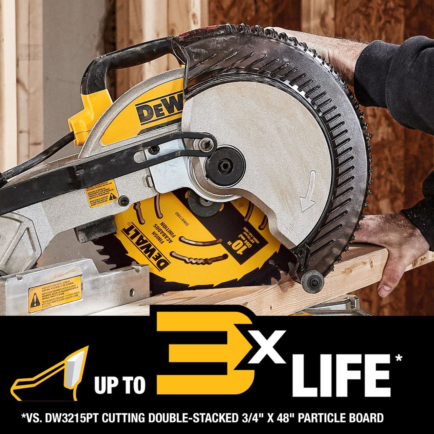 DEWALT Table Saw Blade, 10 in, 60 Tooth, Fine Finish, Ultra Sharp Carbide (DWA11060)