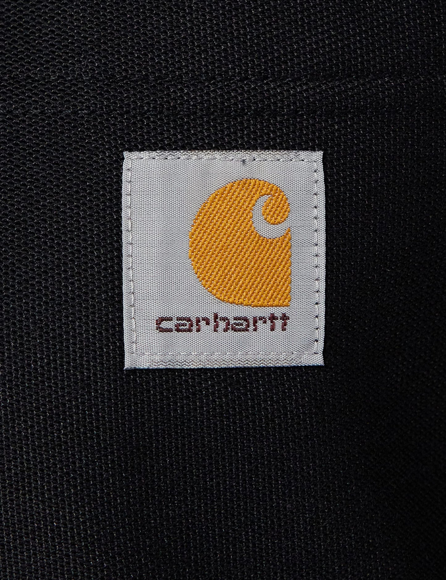 Carhartt Men's Loose Fit Midweight Short-Sleeve Pocket Polo, Black, Medium