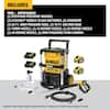 20V MAX 1600 PSI 1.2 GPM Cold Water Cordless Pressure Washer Kit with (2) FLEXVOLT 12 Ah Batteries and (2) Chargers