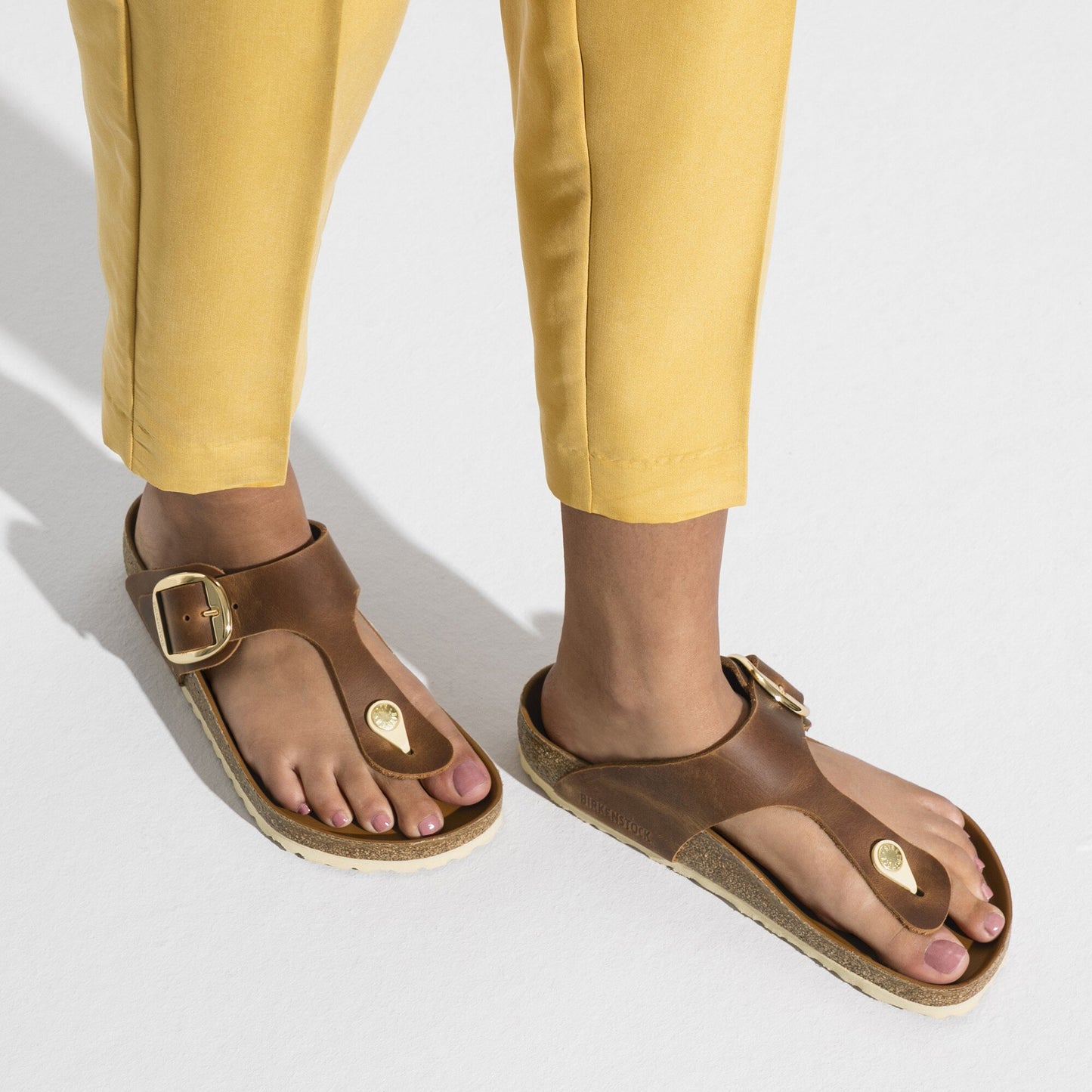 Birkenstock Gizeh Big Buckle( Cognac )