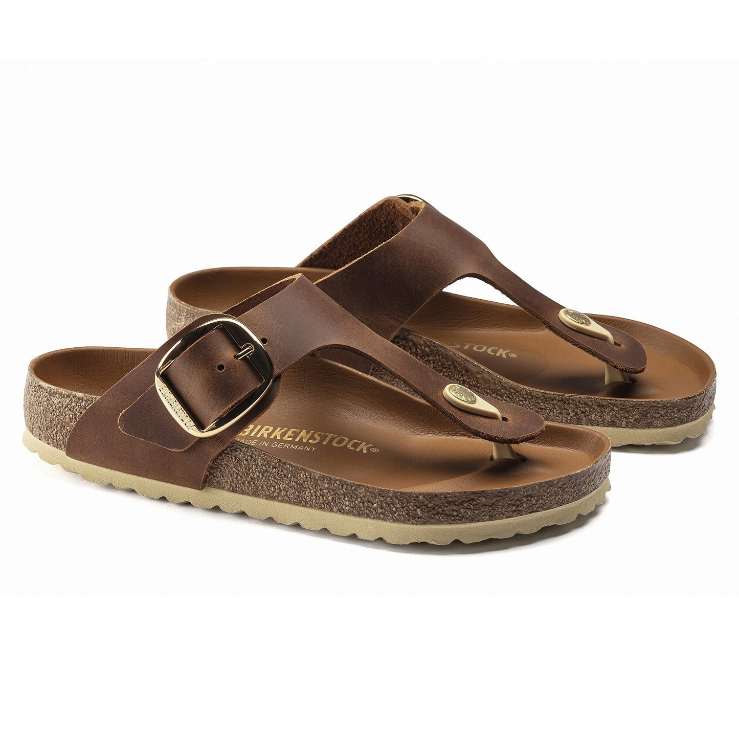 Birkenstock Gizeh Big Buckle( Cognac )