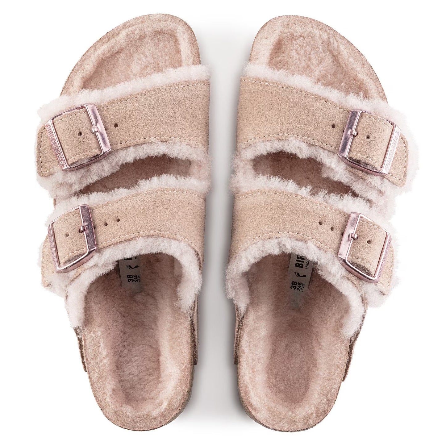 Birkenstock Arizona Shearling ( Light Rose )