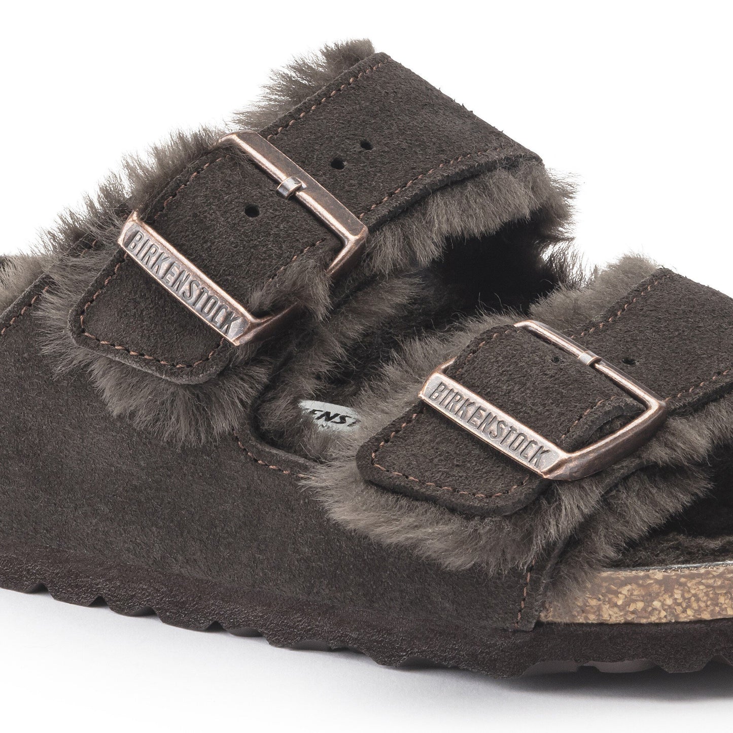 Birkenstock Arizona Fur ( Mocca )