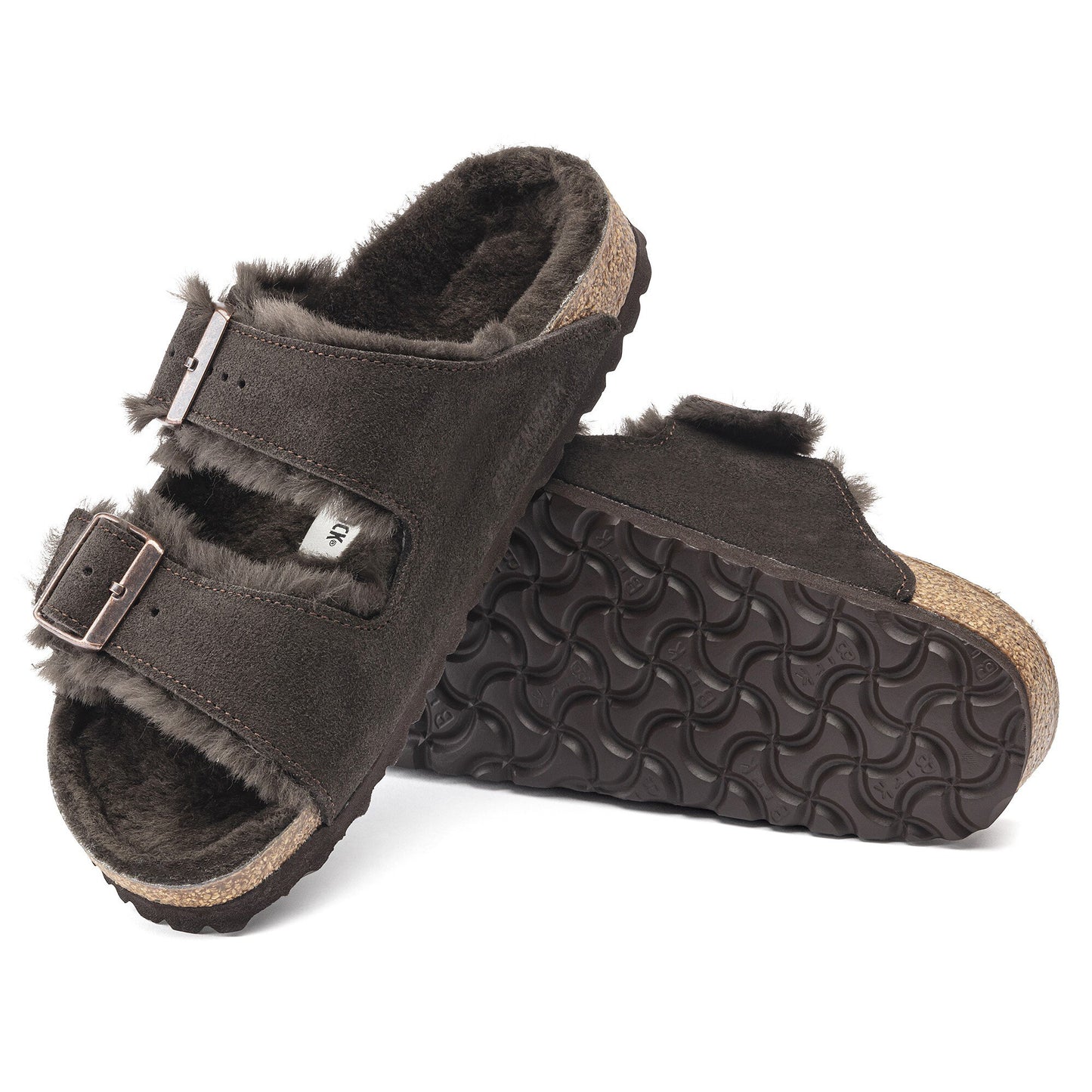 Birkenstock Arizona Fur ( Mocca )