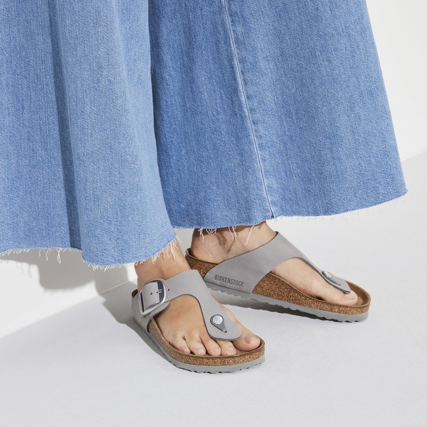 Birkenstock Gizeh Big Buckle( Dove Gray )