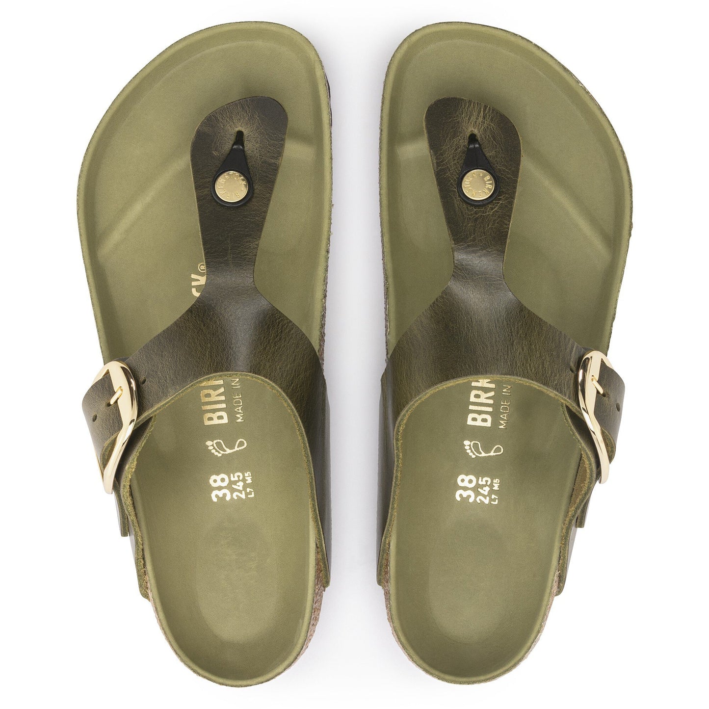 Birkenstock Gizeh Big Buckle( Olive Green )