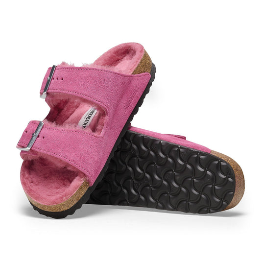 Birkenstock Arizona Shearling ( Fuchsia Tulip )