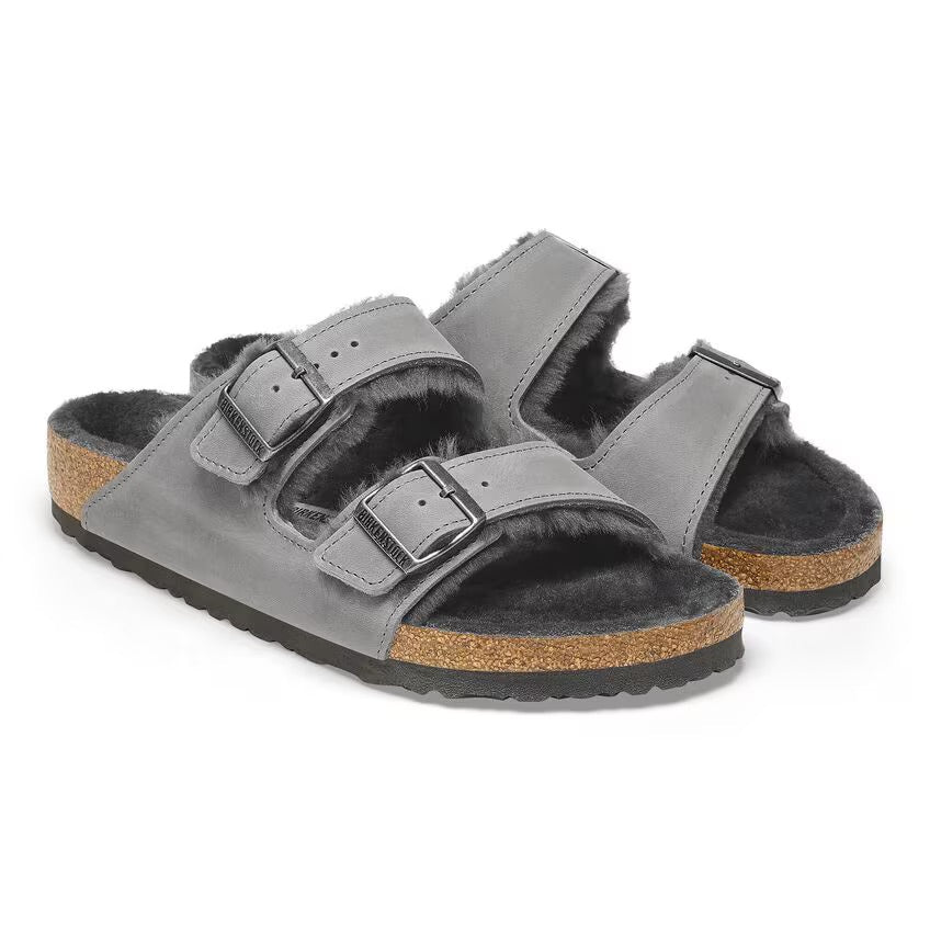 Birkenstock Arizona Shearling ( Iron )