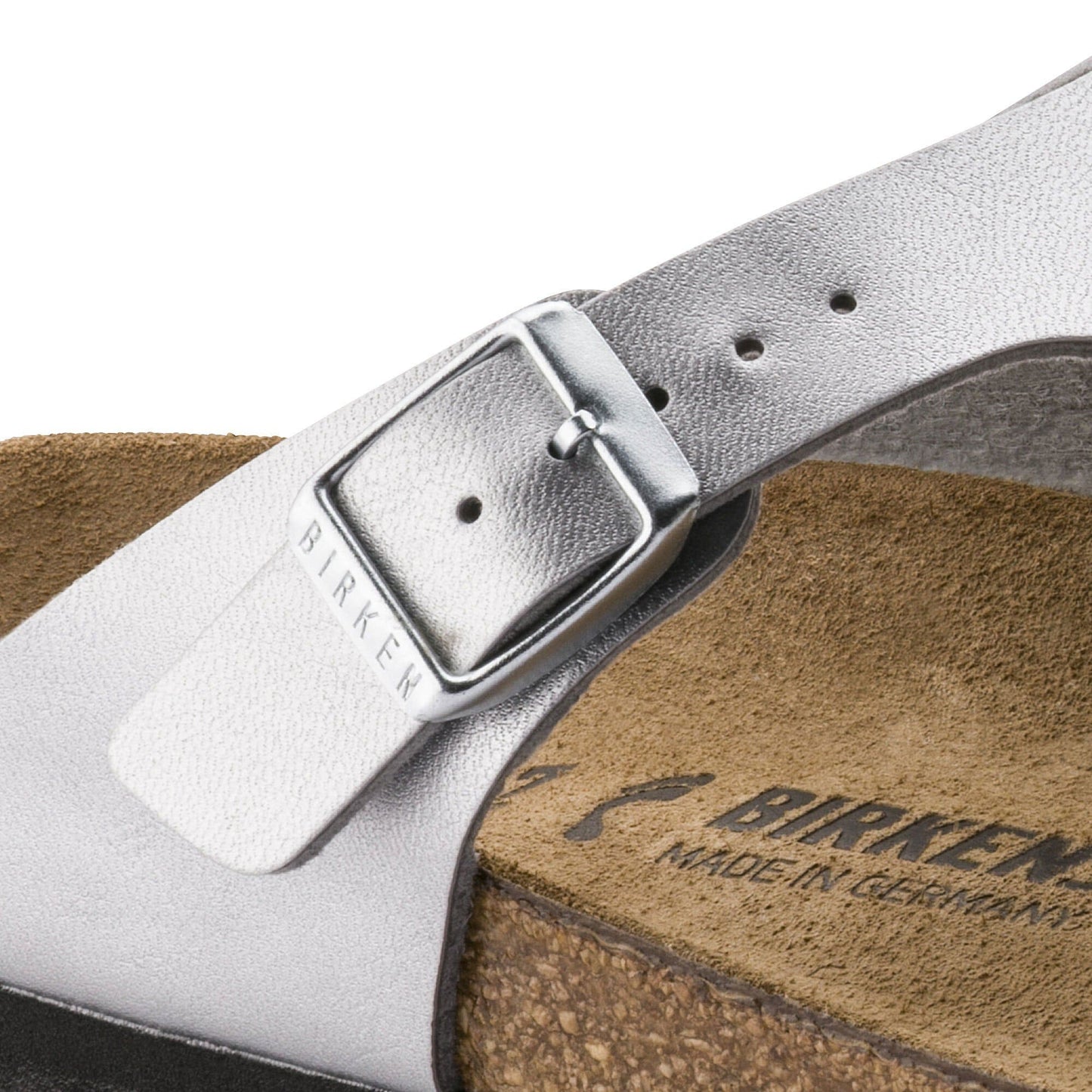 Birkenstock Gizeh ( Metallic Silver )