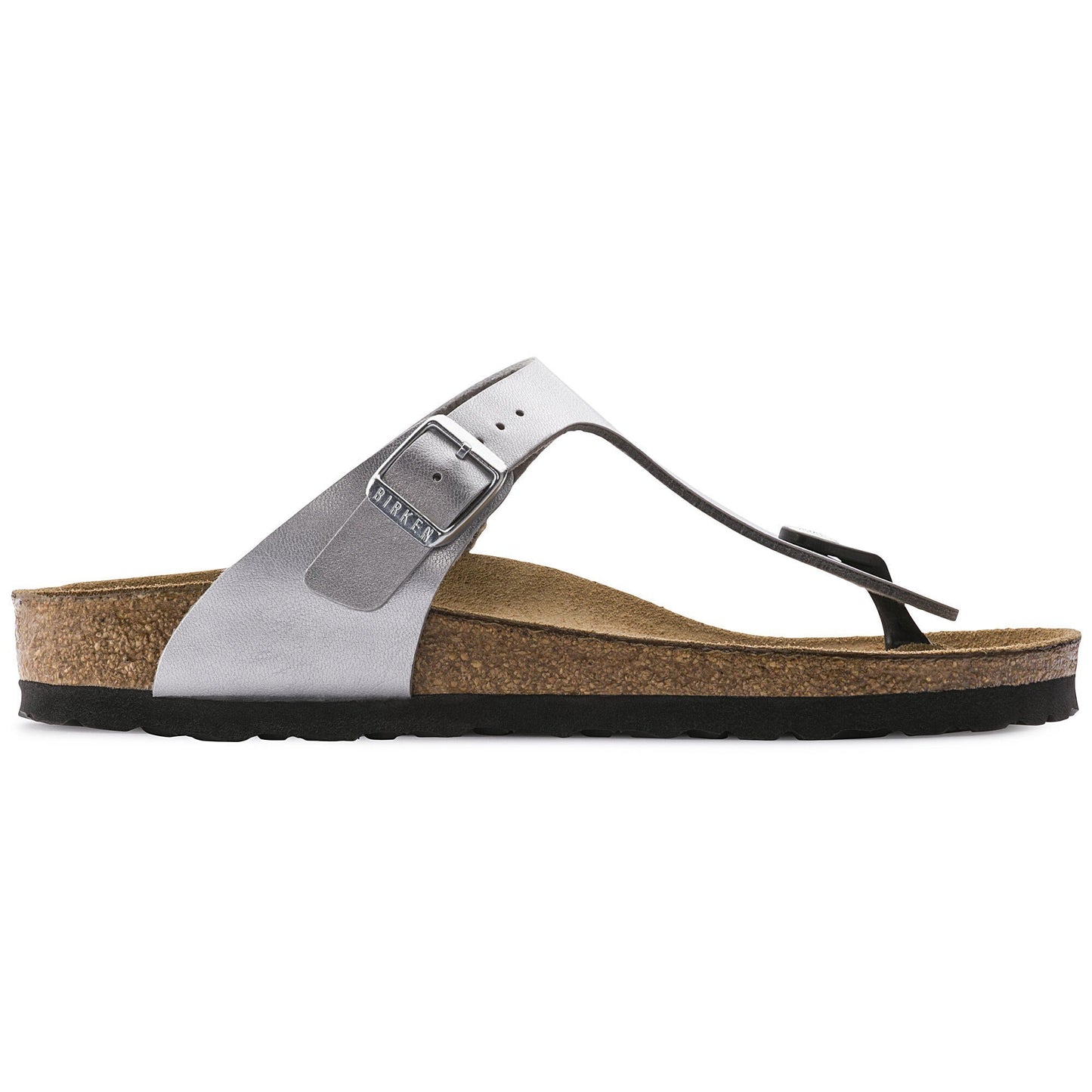 Birkenstock Gizeh ( Metallic Silver )