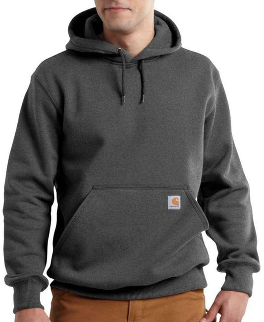 Carhartt Men's Rain Defender Loose Fit Heavyweight Sweatshirt, Carbon Heather, Large