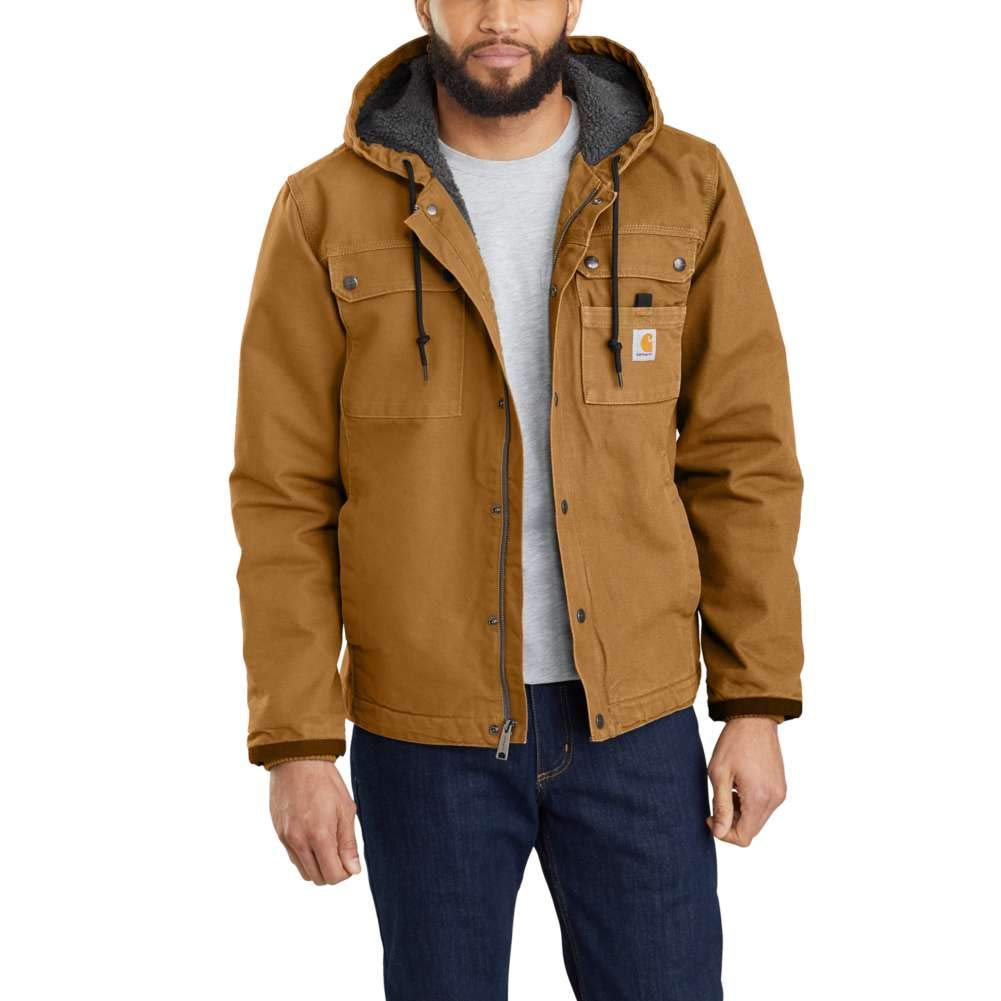 Carhartt mens Bartlett Jacket (Big & Tall) Work Utility Outerwear, Carhartt Brown, 5X-Large US