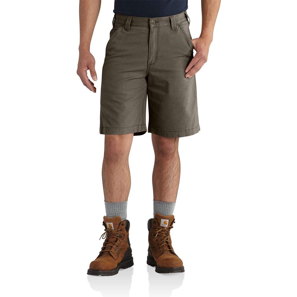 Carhartt mens 10" Rugged Flex Rigby Work Utility Shorts, Tarmac, 42 US