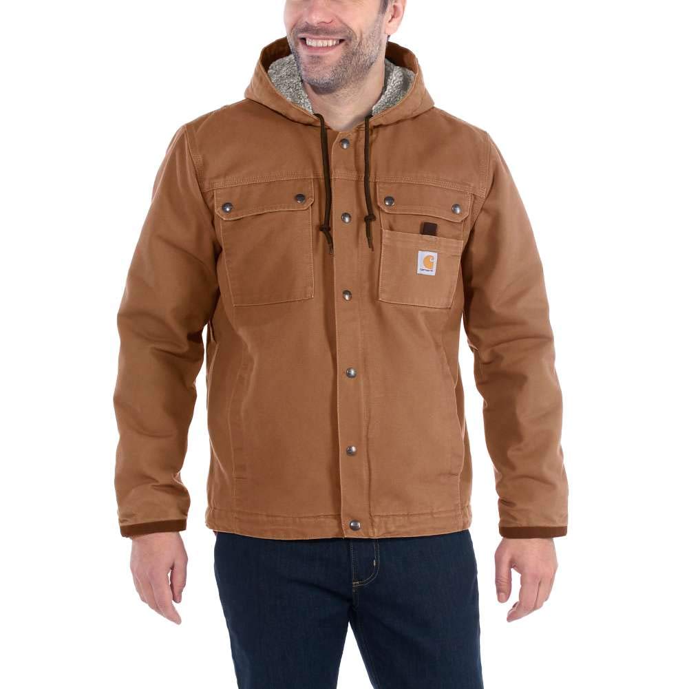 Carhartt mens Bartlett Jacket (Big & Tall) Work Utility Outerwear, Carhartt Brown, 5X-Large US