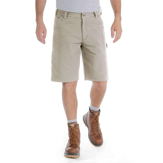 Carhartt mens 11" Rugged Flex Rigby Work Utility Shorts, Tan, 32 Regular US