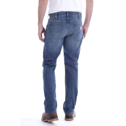Carhartt mens Rugged Flex Relaxed Fit 5-pocket Jeans, Coldwater, 33W x 32L US