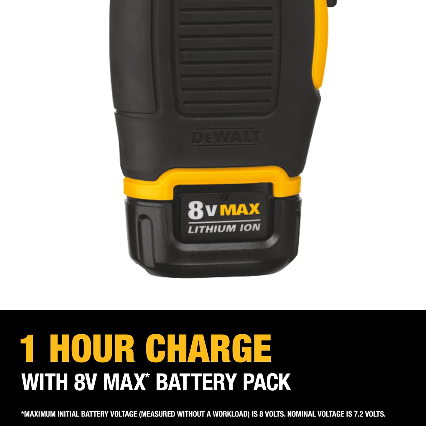 DEWALT 8V MAX Cordless Screwdriver, Gyroscopic, Rechargeable, Battery and Charger Included (DCF682N1)