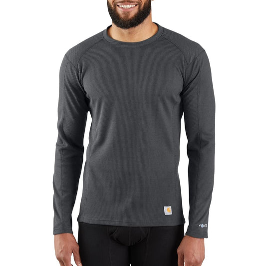 Carhartt Men's Base Force Midweight Classic Crew, Shadow, Medium