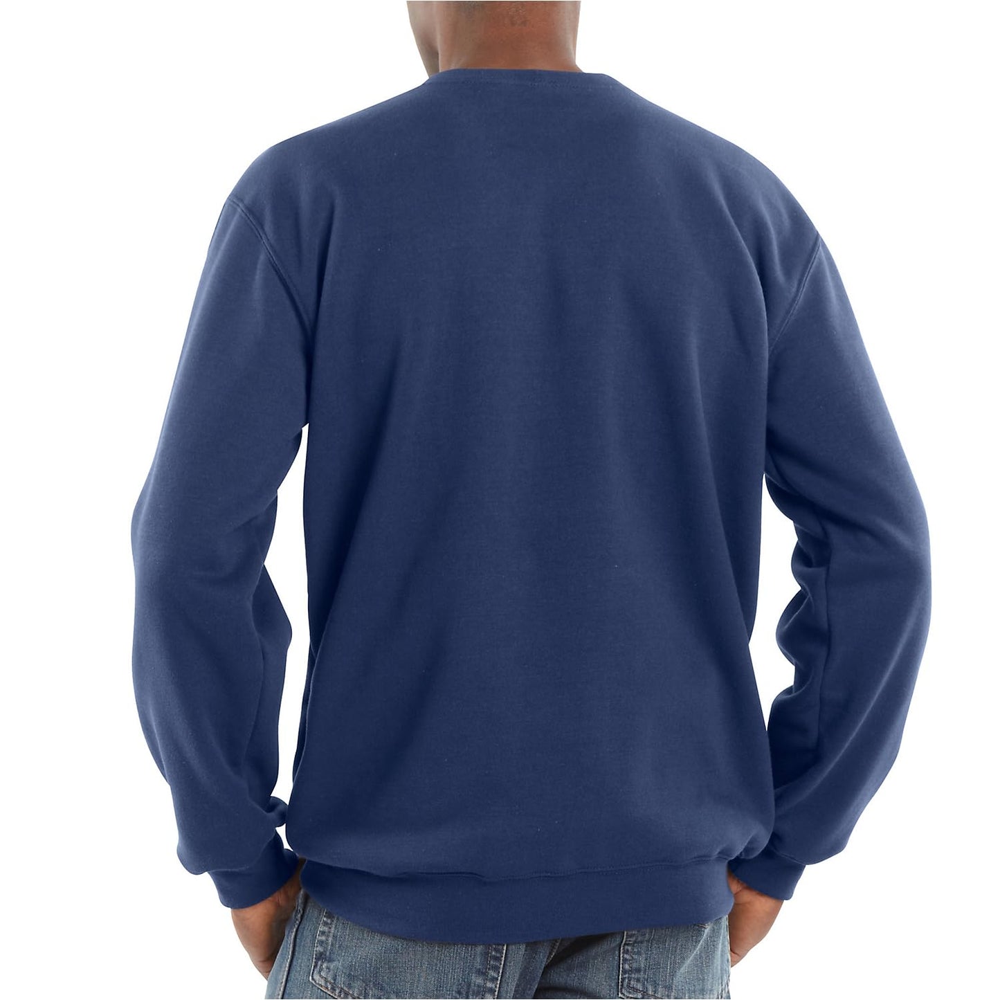 Carhartt Men's Midweight Crewneck Sweatshirt,New Navy,Small