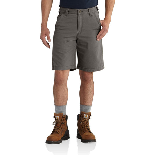 Carhartt mens 10" Rugged Flex Rigby Shorts, Gravel, 31 Regular US