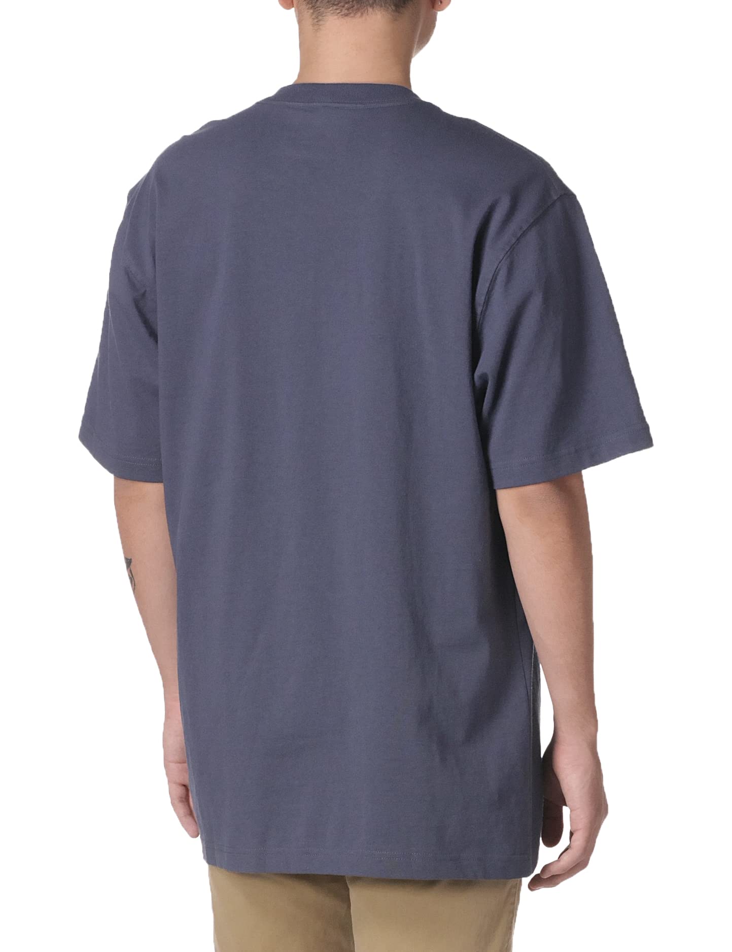 Carhartt Men's Loose Fit Heavyweight Short-Sleeve Pocket T-Shirt (Also Available in Big & Tall), Bluestone, X-Large