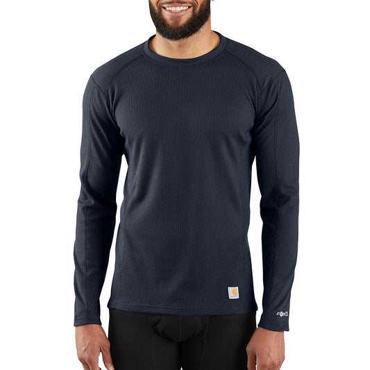 Carhartt Men's Base Force Midweight Classic Crew, Navy, Large