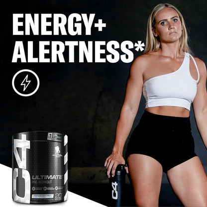 Cellucor C4 Ultimate x WWP Pre Workout Powder Mango Foxtrot - Sugar Free Preworkout Energy Supplement for Men & Women - 300mg Caffeine + 3.2g Beta Alanine + 2 Patented Creatines - 20 Servings