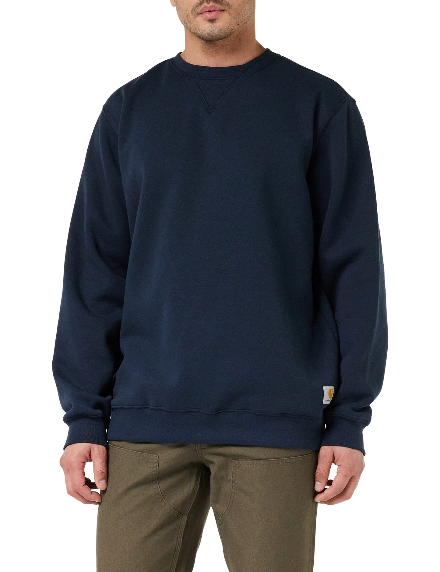 Carhartt Men's Midweight Crewneck Sweatshirt,New Navy,Small