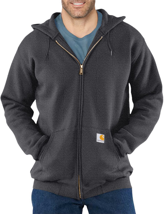 CarharttmensLoose Fit Midweight Full-Zip SweatshirtCarbon Heather2X-Large