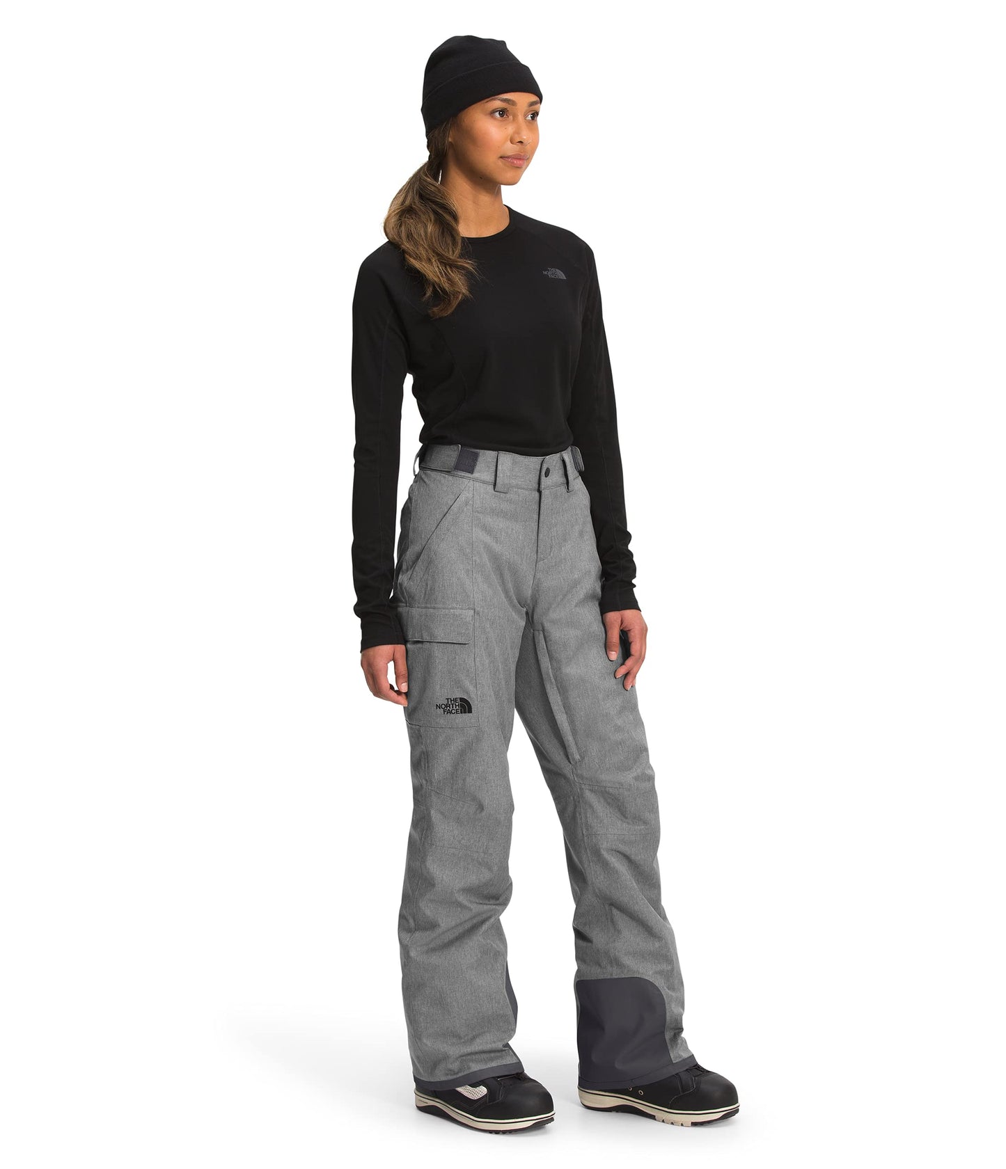 THE NORTH FACE Women's Freedom Insulated Pant (Standard and Plus Size), TNF Medium Grey Heather, Small Regular