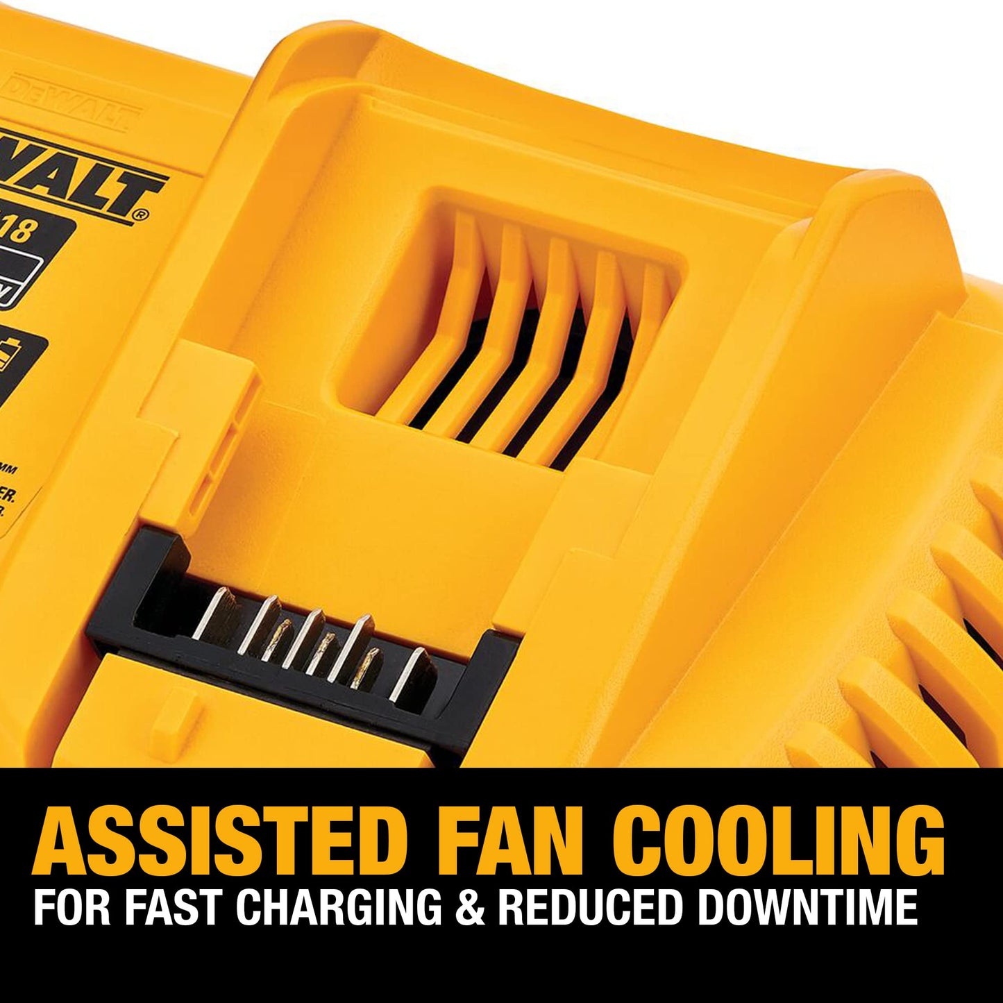 DEWALT 20V MAX/FLEXVOLT Lithium-Ion, Fan Cooled Rapid Battery Charger