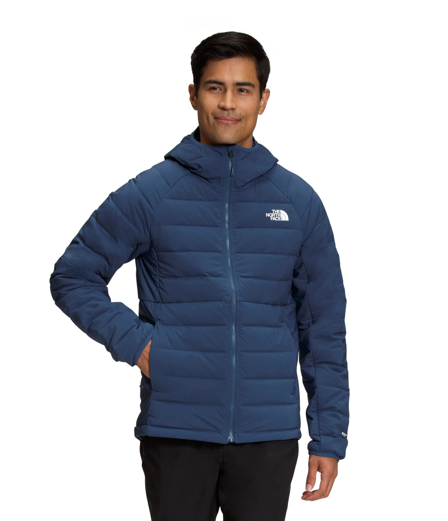 THE NORTH FACE Belleview Stretch Down Hoodie Shady Blue MD