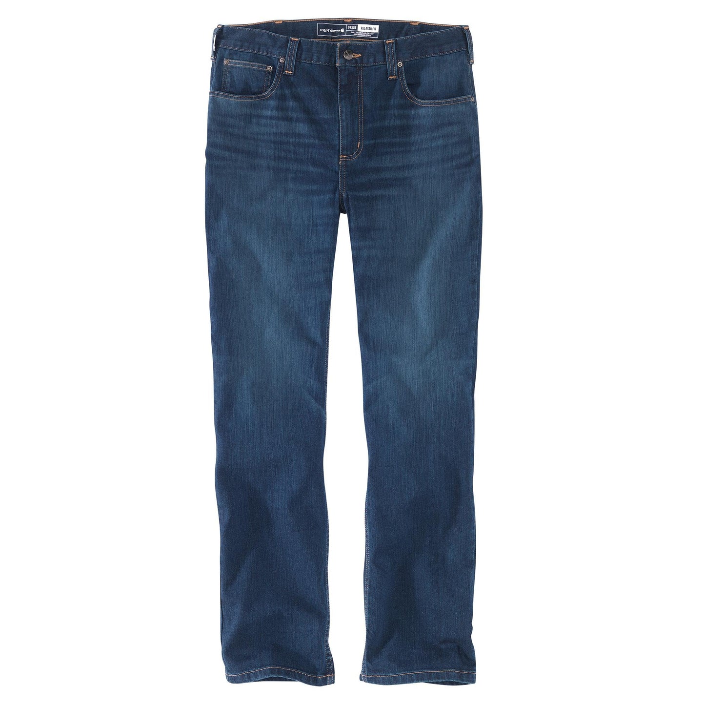 Carhartt mens Rugged Flex Relaxed Straight Leg Jean Work Utility Pants, Clearwater, 36W x 30L US