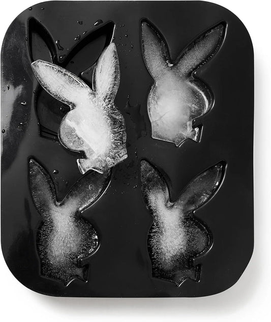 Playboy Rabbit Head Ice Cube Tray Black