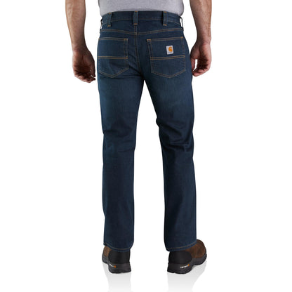Carhartt mens Rugged Flex Relaxed Straight Leg Jean Work Utility Pants, Clearwater, 36W x 30L US