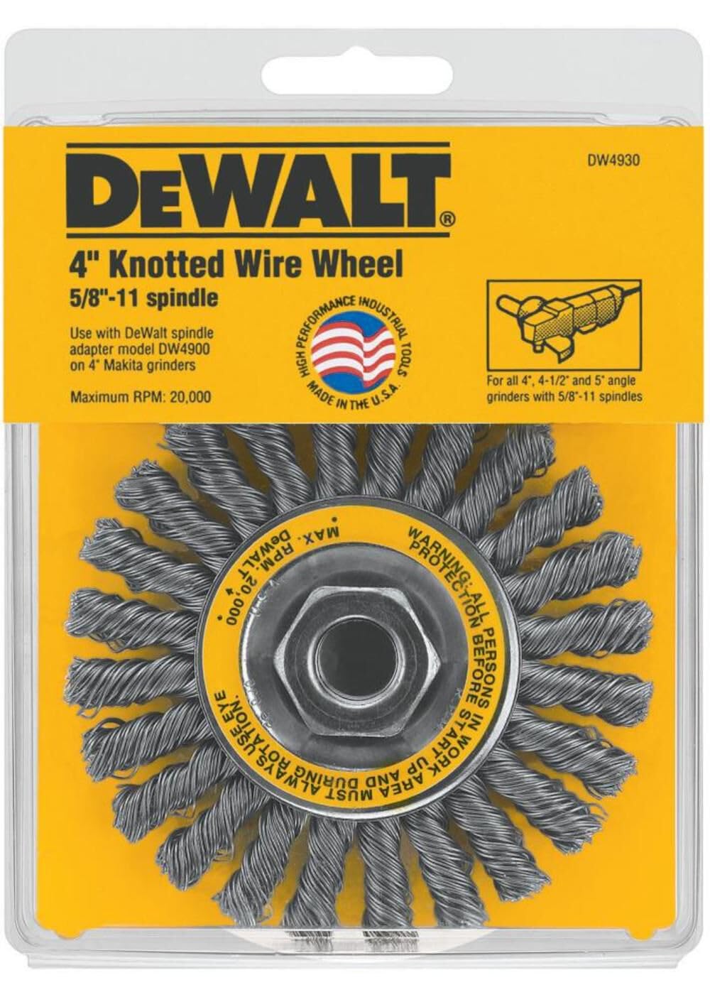 DEWALT 4-in x 5/8 to 11-in Arbor Carb