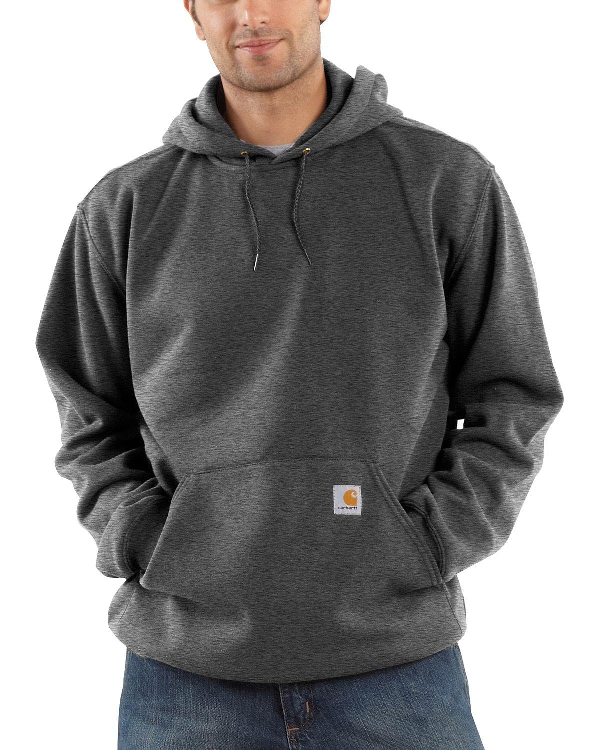 Carhartt Men's Loose Fit Midweight Sweatshirt, Carbon Heather, 3X-Large Tall