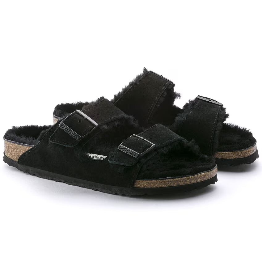 Birkenstock Arizona Shearling ( Black )