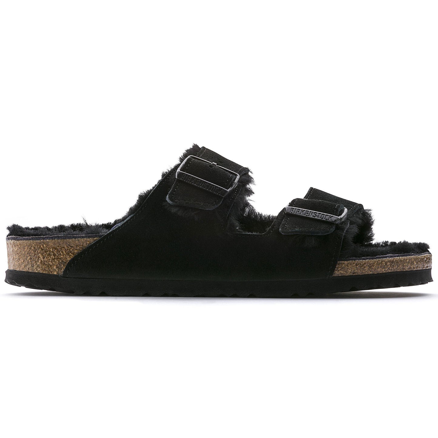 Birkenstock Arizona Fur ( Black )