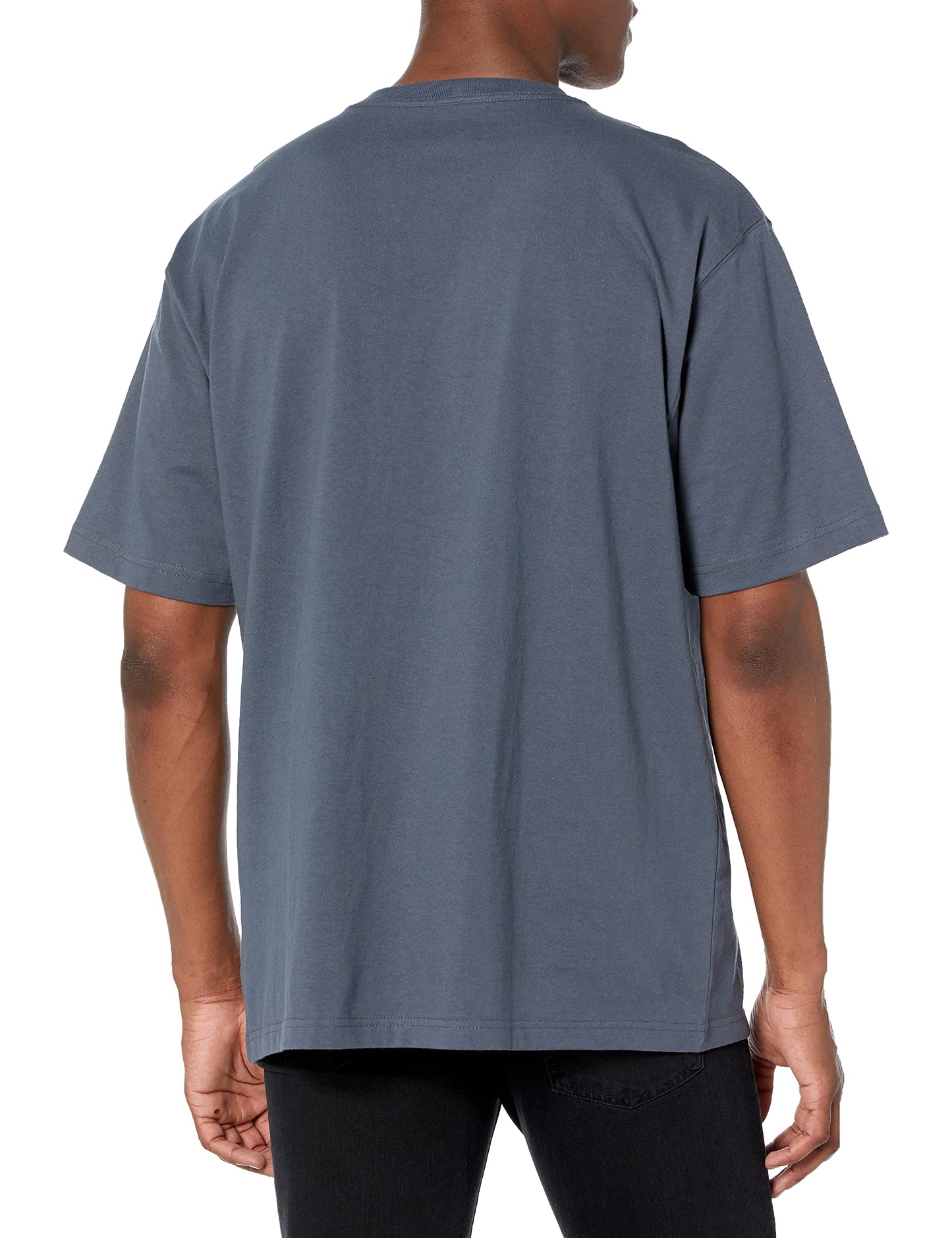 Carhartt Men's Loose Fit Heavyweight Short-Sleeve Pocket T-Shirt (Also Available in Big & Tall), Bluestone, X-Large